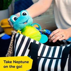 BABY EINSTEIN NEPTUNE Peluche doudou bébé tortue, multisensoriel, cadeau bébé...