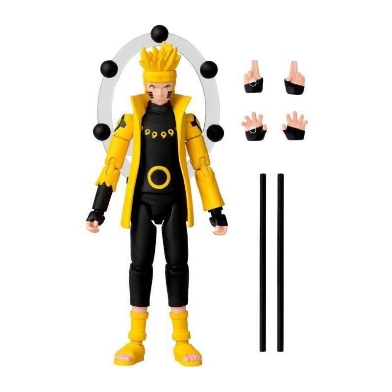 Figurine Anime Heroes Naruto Shippuden - Mode Sage des six chemins - BANDAI
