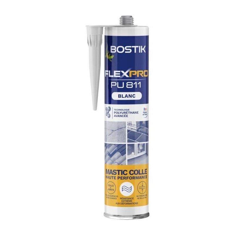 Mastic colle/joint - BOSTIK - Flexpro PU811 - Tous matériaux - Intérieur/exté...