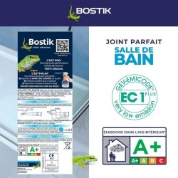 Mastic salle de bain - BOSTIK - Joint Parfait - Étanchéité silicone - Anti mo...