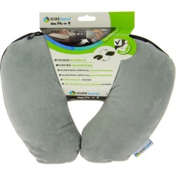 Coussin microbilles 2en1 Cale nuque et Oreiller 37x29x10cm - KINE TRAVEL - Mi...