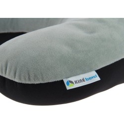 Coussin microbilles 2en1 Cale nuque et Oreiller 37x29x10cm - KINE TRAVEL - Mi...