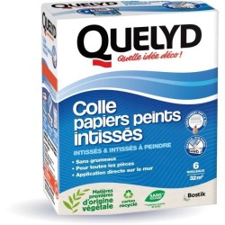 Colle papiers peints - QUELYD - Intissés en poudre - Toutes pieces - Applicat...