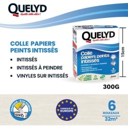 Colle papiers peints - QUELYD - Intissés en poudre - Toutes pieces - Applicat...