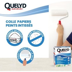 Colle papiers peints - QUELYD - Intissés en poudre - Toutes pieces - Applicat...