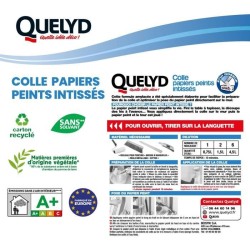 Colle papiers peints - QUELYD - Intissés en poudre - Toutes pieces - Applicat...