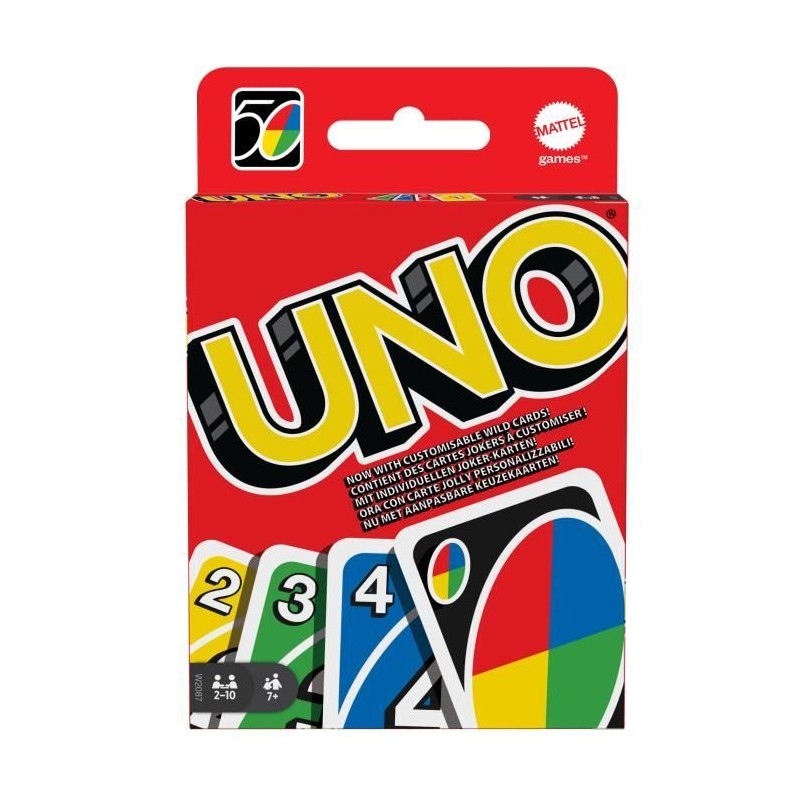 Mattel Games - Uno - Jeu de Cartes Famille - 7 ans et + W2087
