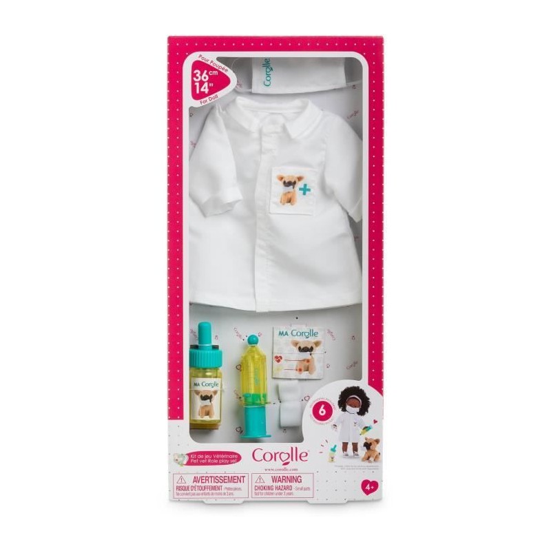 Accessoires poupée - COROLLE - Kit de Jeu Vétérinaire - Pour poupée