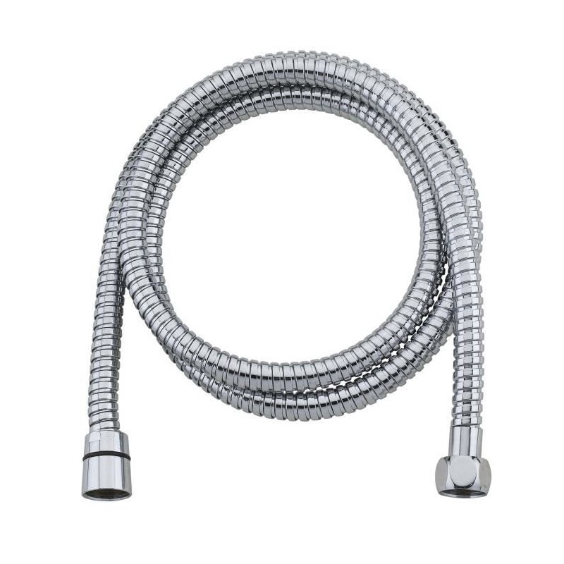 Flexible de douche ROUSSEAU - Inox chromé double agrafage - 2,00m - Certifié ...