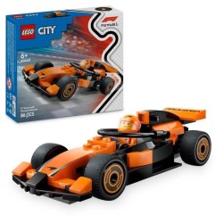 LEGO City 60442 Voiture de course McLaren avec pilote de F1 - Jouet pour garç...