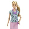 Barbie - Barbie infirmiere - Poupée Mannequin - Des 3 ans GTW39
