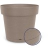 Pot a réserve d'eau - GARDEN ID Glamour - Taupe 40 cm - Surface granuleuse - ...