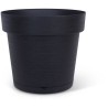 Pot a réserve d'eau - GARDEN ID Glamour - Anthracite 40 cm - Surface granuleu...