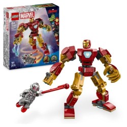LEGO Marvel 76307 Le robot d'Iron Man contre Ultron - Jouet avec super héros ...