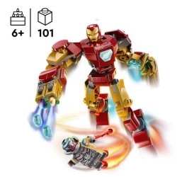 LEGO Marvel 76307 Le robot d'Iron Man contre Ultron - Jouet avec super héros ...