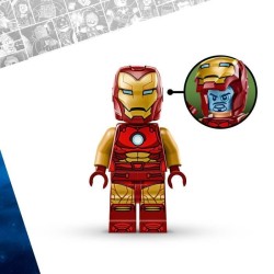 LEGO Marvel 76307 Le robot d'Iron Man contre Ultron - Jouet avec super héros ...