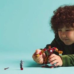 LEGO Marvel 76307 Le robot d'Iron Man contre Ultron - Jouet avec super héros ...