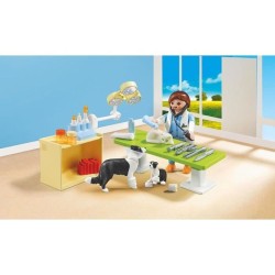 PLAYMOBIL 5653 Valisette Vétérinaire, City Life, Soin des animaux, Jeu de rôl...
