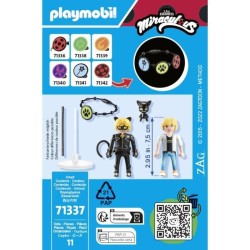 PLAYMOBIL 71337 Miraculous : Adrien  & Chat Noir