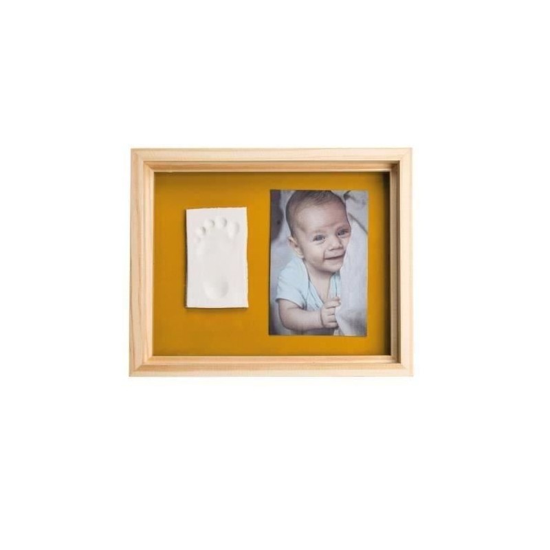 Baby Art Pure Frame - Kit Cadre avec Pâte a Modeler et Cadre Bois Pin Naturel...