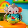 BRIGHT STARTS Jouet hochet musical et lumineux Grab - Giggle Monkey - Avec Ob...