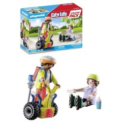 PLAYMOBIL 71257 Secouriste avec gyropode, City Action, Les Secouristes, Start...
