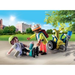 PLAYMOBIL 71257 Secouriste avec gyropode, City Action, Les Secouristes, Start...