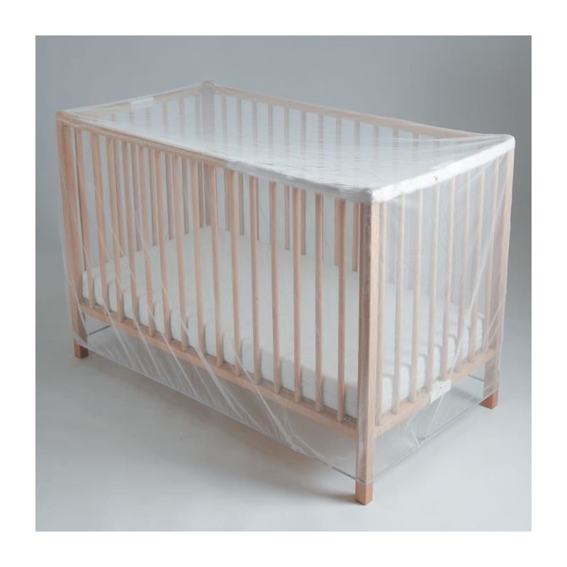 Moustiquaire pour lit TINEO - Ouverture facile avec zip - Compatible lit 60x1...