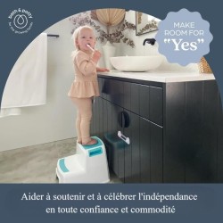 Tabouret marchepied - DREAMBABY - 2 UP - Antidérapant et texturé - Jusqu'a 80...