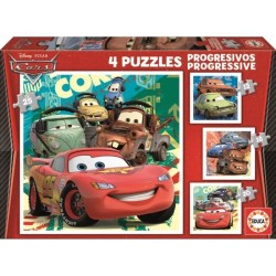 Puzzle progressif CARS Disney, Dessins animés et BD, EDUCA 83386, des 3 ans