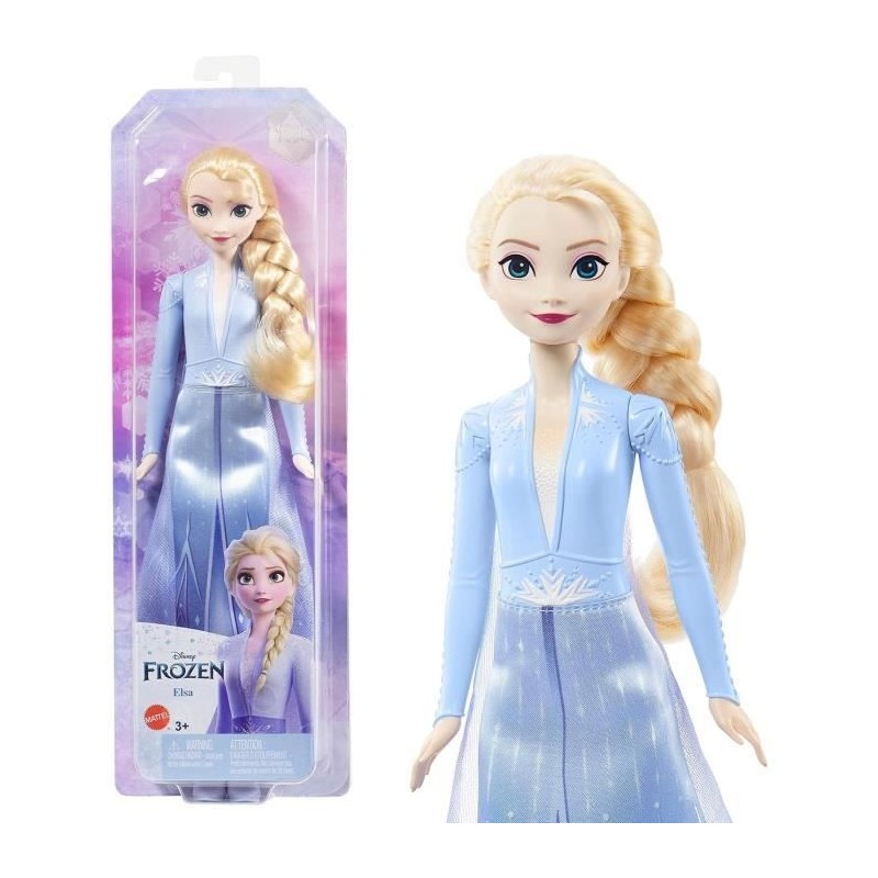 La Reine des Neiges 2-Elsa-Mattel Poupée Disney avec habillage et