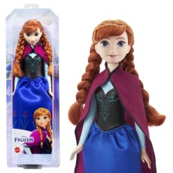 La Reine des Neiges-Anna- Mattel Poupée Disney avec habillage et