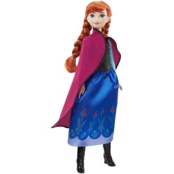 La Reine des Neiges-Anna- Mattel Poupée Disney avec habillage et