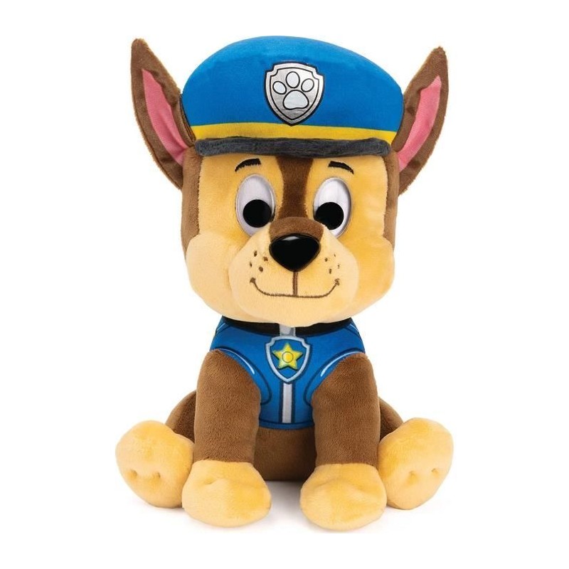 Peluche Chase la Pat' Patrouille - PAW PATROL - 25 cm - Mixte -