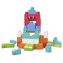 Mega Bloks - Sac Medium Rose 60 briques - Briques de construction  -