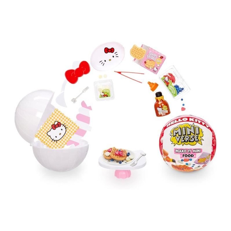 MGA Miniverse - Hello Kitty - Jeu Créatif - Boissons ou nourriture -