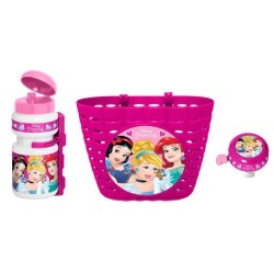 STAMP - DISNEY PRINCESSES - Combo Corbeille + Bidon + Sonnette - Fille - A pa...