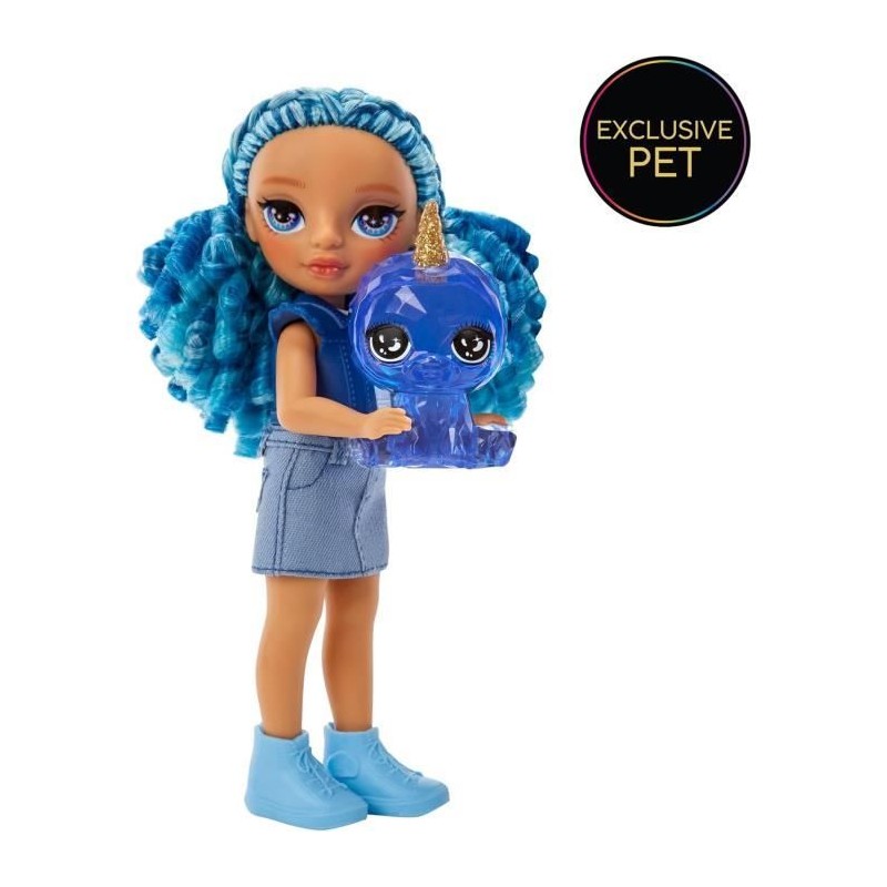 Rainbow High Littles - Poupée 15cm + animal de compagnie - Bleu - Des
