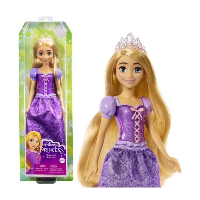 Raiponce Poupée 29 cm, Mattel Poupée Disney Princesses habillage et