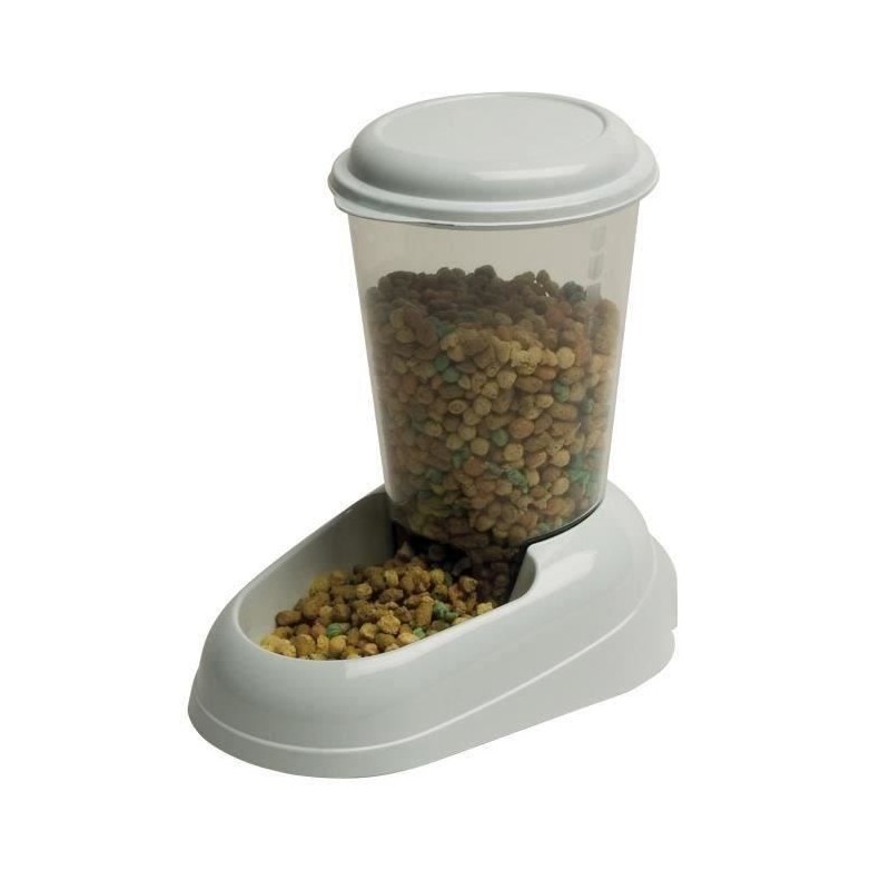 Distributeur de croquettes - FERPLAST - ZENITH - Plastique atoxique - 3L - Co...