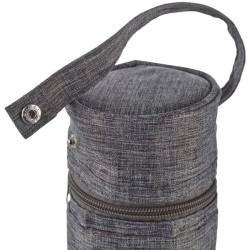 Porte biberon THERMOBABY - isotherme - gris chiné