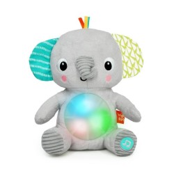 BRIGHT STARTS Jouet bébé, peluche doudou, veilleuse, éléphant Hug-a-Bye Baby,...