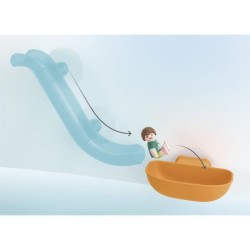 PLAYMOBIL Junior 71689 Toboggan aquatique et animaux marins, Jouet pour le ba...