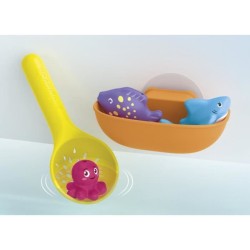 PLAYMOBIL Junior 71689 Toboggan aquatique et animaux marins, Jouet pour le ba...