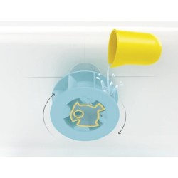 PLAYMOBIL Junior 71688 Roue aquatique avec bébé requin, Jouet pour le bain, D...