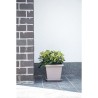 Pot de fleurs carré - GARDEN ID - Teramo Taupe - 40 x 35 cm - Résistant aux R...
