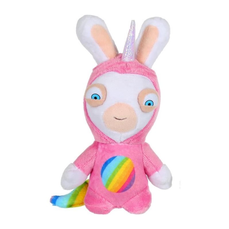 Gipsy Toys - Lapins Crétins Licorne - Lapicorne Rose Sonore - 18 cm