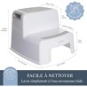 Tabouret marchepied - DREAMBABY - 2 Up - Antidérapant et texturé - Jusqu'a 80...