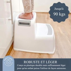 Tabouret marchepied - DREAMBABY - 2 Up - Antidérapant et texturé - Jusqu'a 80...