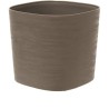 Pot avec réserve d'eau - GARDEN ID Respect - Taupe 25 x 25 cm - 100% déchets ...